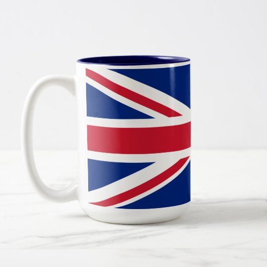 Tasse 2 Couleurs Drapeau du Royaume-Uni (Gauche)