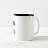 Tasse 2 Couleurs Drapeau du Sahara occidental (Devant droit)