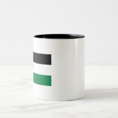 Tasse 2 Couleurs Drapeau du Sahara occidental (Centre)