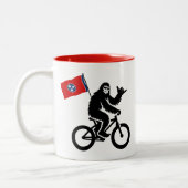 Tasse 2 Couleurs Drapeau du Tennessee de Bigfoot Cycling (Gauche)
