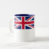 Tasse 2 Couleurs Drapeau du territoire antarctique britannique (Devant gauche)