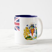 Tasse 2 Couleurs Drapeau du territoire antarctique britannique (Devant droit)