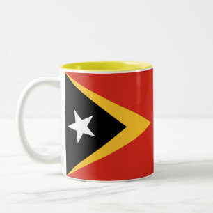 Tasse 2 Couleurs Drapeau du Timor oriental