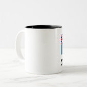 Tasse 2 Couleurs Drapeau du Tuvalu (Devant gauche)
