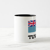 Tasse 2 Couleurs Drapeau du Tuvalu (Centre)