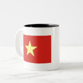 Tasse 2 Couleurs Drapeau du Viet Nam (Devant gauche)