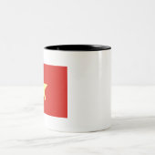 Tasse 2 Couleurs Drapeau du Viet Nam (Centre)