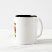 Tasse 2 Couleurs Drapeau du Zimbabwe (Devant droit)