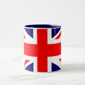 Tasse 2 Couleurs Drapeau d'Union Jack les Anglais (Centre)