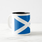 Tasse 2 Couleurs Drapeau écossais (Devant gauche)