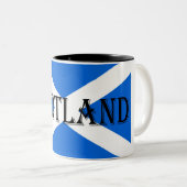 Tasse 2 Couleurs Drapeau écossais Mugcct écossais (Devant droit)