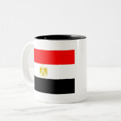Tasse 2 Couleurs Drapeau égyptien (Devant gauche)