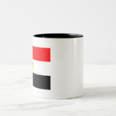 Tasse 2 Couleurs Drapeau égyptien (Centre)