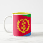 Tasse 2 Couleurs Drapeau Érythrée (Gauche)