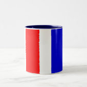 Tasse 2 Couleurs Drapeau français (Centre)