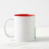 Tasse 2 Couleurs Drapeau gallois (Gauche)