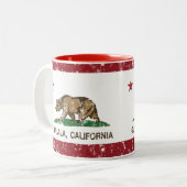 Tasse 2 Couleurs Drapeau Gualala de République de la Californie (Devant gauche)