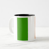 Tasse 2 Couleurs Drapeau irlandais (Devant gauche)