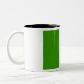 Tasse 2 Couleurs Drapeau irlandais (Gauche)