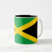 Tasse 2 Couleurs Drapeau jamaïcain (Devant droit)