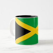Tasse 2 Couleurs Drapeau jamaïcain (Devant gauche)