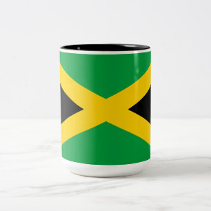 Tasse 2 Couleurs Drapeau jamaïcain