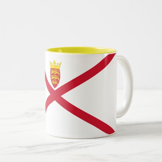 Tasse 2 Couleurs Drapeau Jersey (Devant droit)