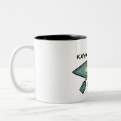 Tasse 2 Couleurs Drapeau Kayak Delaware (Gauche)