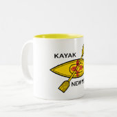 Tasse 2 Couleurs Drapeau Kayak Nouveau-Mexique (Devant gauche)