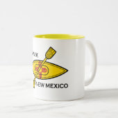 Tasse 2 Couleurs Drapeau Kayak Nouveau-Mexique (Devant droit)