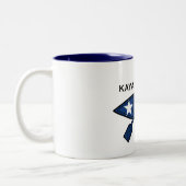 Tasse 2 Couleurs Drapeau Kayak Texas (Gauche)