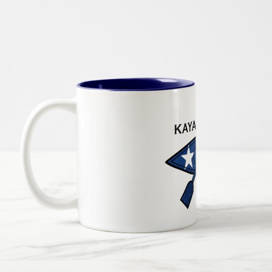 Tasse 2 Couleurs Drapeau Kayak Texas (Gauche)