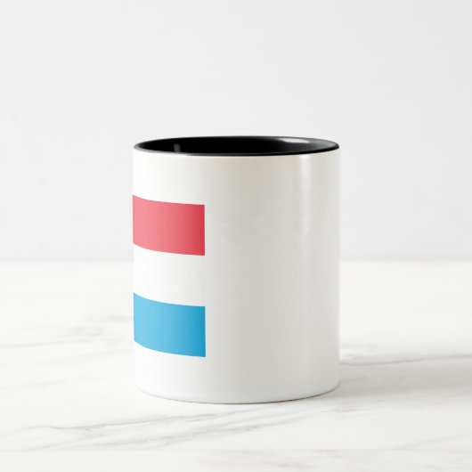 Tasse 2 Couleurs Drapeau Luxembourg (Centre)