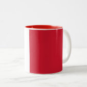 Tasse 2 Couleurs Drapeau Malte (Devant droit)