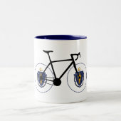 Tasse 2 Couleurs Drapeau Massachusetts Cyclisme (Centre)