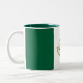 Tasse 2 Couleurs Drapeau mexicain (Gauche)