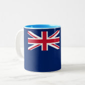 Tasse 2 Couleurs Drapeau Montserrat (Devant gauche)