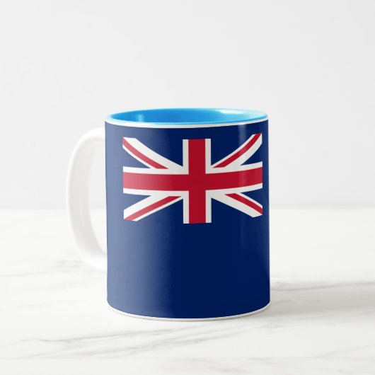 Tasse 2 Couleurs Drapeau Montserrat (Devant gauche)