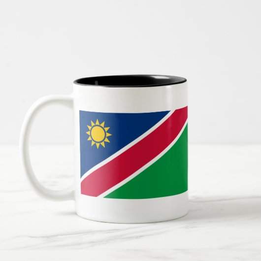 Tasse 2 Couleurs Drapeau Namibie (Gauche)