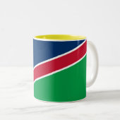 Tasse 2 Couleurs Drapeau Namibie (Devant droit)
