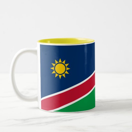 Tasse 2 Couleurs Drapeau Namibie (Gauche)