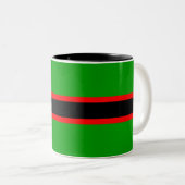 Tasse 2 Couleurs Drapeau national de Karelia (Devant droit)
