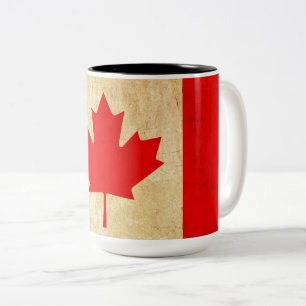Tasse 2 Couleurs Drapeau national patriotique Vintage original du C