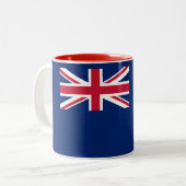Tasse 2 Couleurs Drapeau néo-zélandais (Devant gauche)