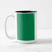 Tasse 2 Couleurs Drapeau nigérian (Gauche)