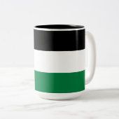 Tasse 2 Couleurs Drapeau palestinien (Palestine) (Devant droit)