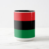 Tasse 2 Couleurs Drapeau panafricain (Centre)