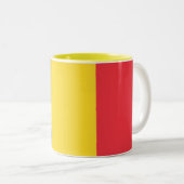 Tasse 2 Couleurs Drapeau patriotique belge (Devant droit)