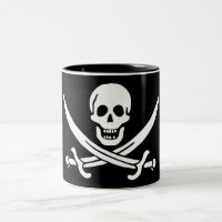 Drapeau pirate crâne épées croisées