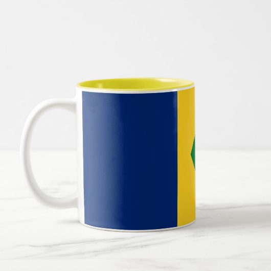 Tasse 2 Couleurs Drapeau Saint-Vincent (Gauche)